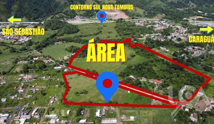 Área à venda, 118100 m² por R$ 17.715.000,00 - Jaraguá - Caraguatatuba/SP