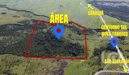 Área à venda, 413300 m² por R$ 32.000.000 - Barranco Alto - Caraguatatuba/SP