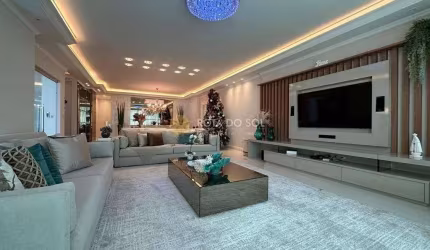 Atlantic Paradise apartamento mobiliado 4 suítes 3 vagas na Meia Praia