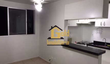 Apartamento com 2 dormitórios para alugar, 50 m² por R$ 1.692,22/mês - Parque Industrial Lagoinha - Ribeirão Preto/SP