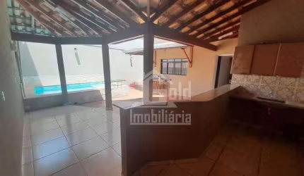 Casa com PISCINA - 3 dormitórios para alugar, 130 m² por R$ 3.090/mês - Residencial Greenville - Ribeirão Preto/SP