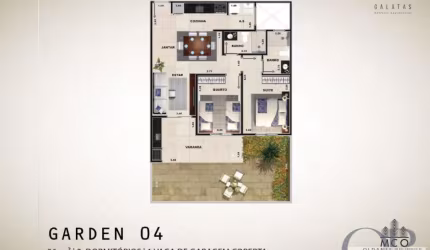 APARTAMENTO GARDEN REPASSE EDIFÍCIO GÁLATAS NO CENTRO.