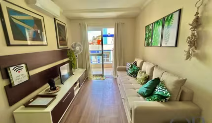 APARTAMENTO MOBILIADO COM 2 DORMITÓRIOS NA PRAIA GRANDE.