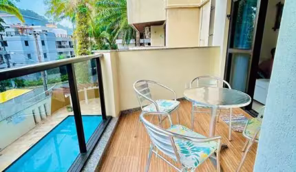 APARTAMENTO MOBILIADO COM 2 DORMITÓRIOS NA PRAIA GRANDE.