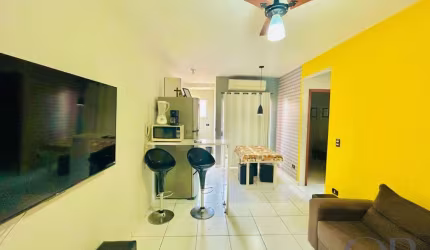 APARTAMENTO MOBILIADO COM 2 DORMITÓRIOS NO HORTO.