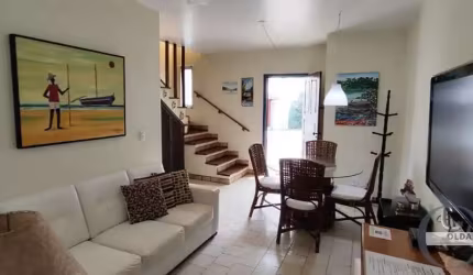 SOBRADO MOBILIADO DENTRO DE CONDOMINIO COM 2 DORMITÓRIOS NO TENÓRIO.