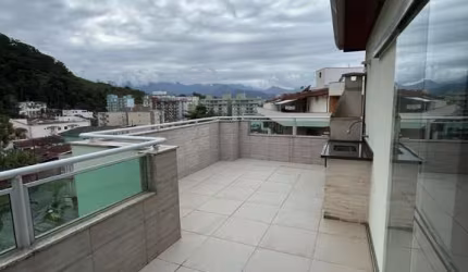 COBERTURA DUPLEX COM 3 DORMITÓRIOS NA PRAIA GRANDE VISTA MAR.