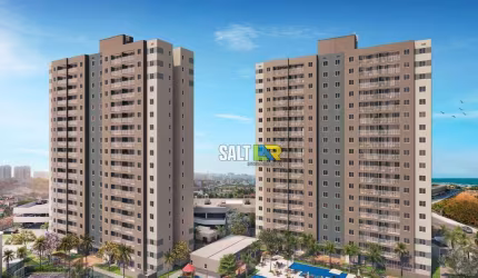 Apartamento com 2 dormitórios à venda, 48 m² por R$ 361.936,94 - Praia do Futuro - Fortaleza/CE