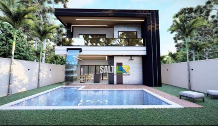 Casa com 4 dormitórios à venda, 257 m² por R$ 1.800.000,00 - Cidade Alpha - Eusébio/CE