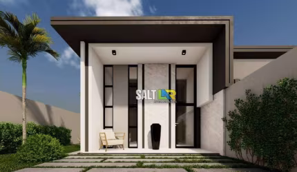 Casa com 3 dormitórios à venda, 106 m² por R$ 470.000 - Guaribas - Eusébio/CE