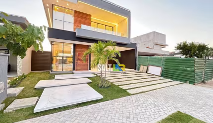 Casa com 5 dormitórios à venda, 252 m² por R$ 1.890.000,00 -  Cidade Alpha, - Eusébio/CE