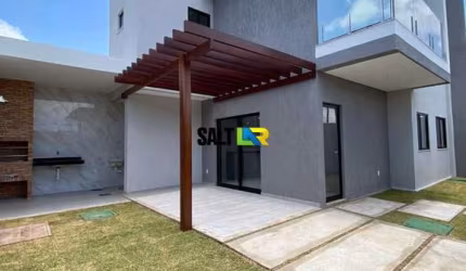 Casa com 4 dormitórios à venda, 127 m² por R$ 639.900 - Edson Queiroz - Fortalez