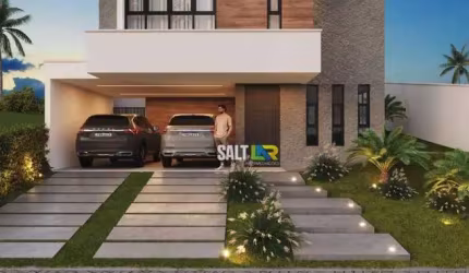 Casa com 3 dormitórios à venda, 189 m² por R$ 1.400.000,00 - Terras Alphaville Residencial - Eusébio/CE