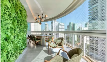 Moema Índios , apartamento a venda 210 m²,  3 suítes , terraço , lazer com piscina e  academia.
