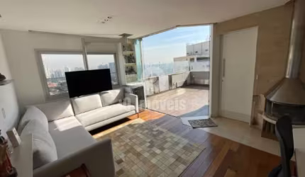 Cobertura duplex à venda no Campo Belo 121 metros 3 dormitórios 1 suíte 2 vagas R$ 1.590.000,00