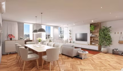 Apartamento a venda Jardins, 115 metros, 2 suítes, 2 vagas.
