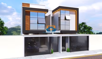 Casa geminada duplex alto padrão com suíte no bairro Residencial Beth&#226;nia.