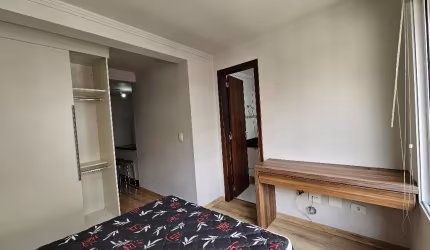 Apartamento de um quarto mobiliado no Centro de Curitiba-PR