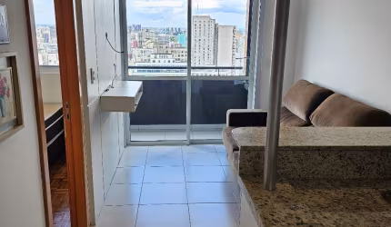 Apartamento Mobiliado de 01 Quarto no Centro de Curitiba-PR