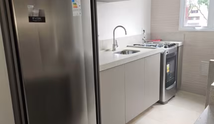 Apartamento Novo Mobiliado De 02 Quartos No Jardim Botânico