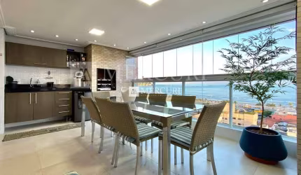 Apartamento com Vista para o Mar, com 3 quartos (1 suíte) à venda, 100 m² por R$ 1.650.000 - Enseada - Guarujá/SP – Imobiliária Mercuri