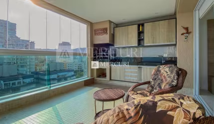 Apartamento com Varanda Gourmet, 3 quartos (3 suítes) à venda, 170 m² por R$ 1.300.000 - Enseada - Guarujá/SP - Imobiliária Mercuri