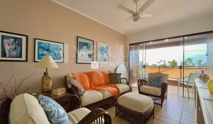 Apartamento com Vista para o Mar, com 3 quartos (1 suíte) à venda, 113 m² por R$ 645.000 - Enseada - Guarujá/SP – Imobiliária Mercuri
