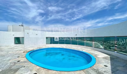 Cobertura com Vista para o Mar, com 5 quartos (5 suítes) à venda, 430 m² por R$ 4.500.000 - Enseada - Guarujá/SP – Imobiliária Mercuri