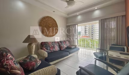 Apartamento Espaçoso com 3 quartos (3 suítes) à venda, 110 m² por R$ 470.000 - Prédio com Lazer - Enseada - Guarujá/SP – Imobiliária Mercuri