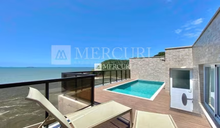 Cobertura com Piscina e Vista para o Mar, com 3 quartos (1 suíte) à venda, 186 m² por R$ 1.950.000 - Enseada - Guarujá/SP - Imobiliária Mercuri