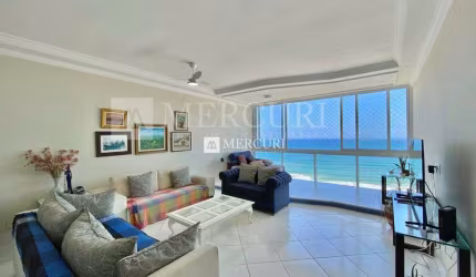 Apartamento com Vista para o Mar com 3 quartos (3 suítes) à venda, 186 m² por R$ 1.350.000 - Pitangueiras - Guarujá/SP - Imobiliária Mercuri