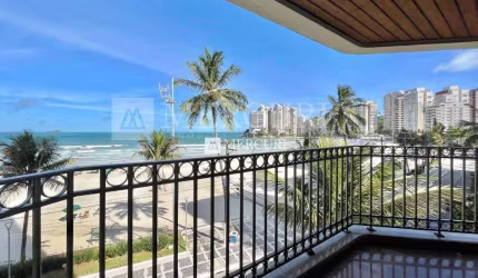 Apartamento Frente ao Mar com 4 quartos (3 suítes) à venda, 206 m² por R$ 2.500.000 - Jardim Astúrias - Guarujá/SP – Imobiliária Mercuri