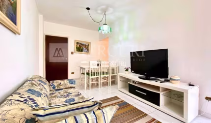 Apartamento a 250 metros da Praia com 1 quarto à venda, 53 m² por R$ 320.000 - Pitangueiras - Guarujá/SP - Imobiliária Mercuri