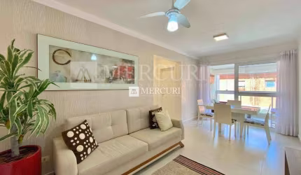 Apartamento com Varanda Gourmet, 2 quartos (1 suíte) à venda, 85 m² por R$ 690.000 - Enseada - Guarujá/SP - Imobiliária Mercuri