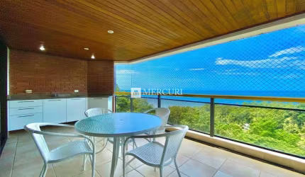 Apartamento com Vista para o Mar, 3 quartos (2 suítes) à venda, 175 m² por R$ 1.200.000 - Sorocotuba - Guarujá/SP - Imobiliária Mercuri