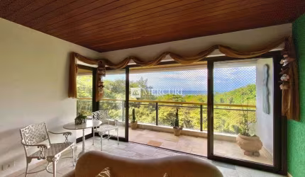 Apartamento com Vista para o Mar, 3 quartos (2 suítes) à venda, 175 m² por R$ 700.000 - Sorocotuba - Guarujá/SP - Imobiliária Mercuri