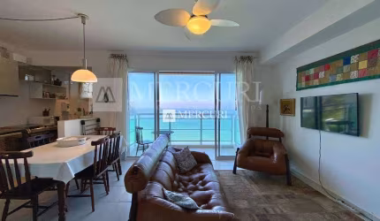Apartamento com Vista para o Mar, 2 quartos (2 suítes) à venda, 80 m² por R$ 950.000 - Enseada - Guarujá/SP - Imobiliária Mercuri