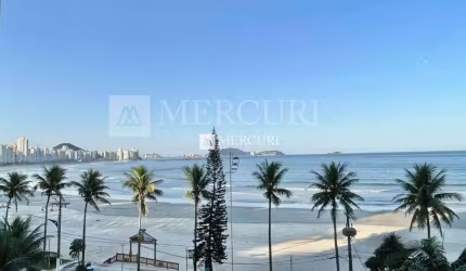 Apartamento com Vista para o Mar, 3 quartos (1 suíte) à venda, 145 m² por R$ 1.500.000 - Jardim Astúrias - Guarujá/SP - Imobiliária Mercuri