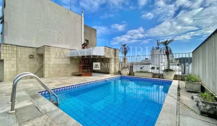 Cobertura com Piscina, 3 quartos (1 suíte) à venda, 311 m² por R$ 2.200.000 - Pitangueiras - Guarujá/SP - Imobiliária Mercuri