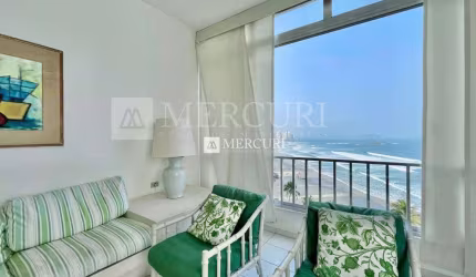 Apartamento com Vista para o Mar, 3 quartos à venda, 190 m² por R$ 1.200.000 - Pitangueiras - Guarujá/SP - Imobiliária Mercuri