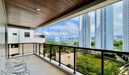 Apartamento com Vista para o Mar e Excelente Lazer na Enseada, Guarujá