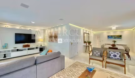 Apartamento Decorado com 4 quartos (4 suítes) à venda, 230 m² por R$ 1.300.000 - Pitangueiras - Guarujá/SP - Imobiliária Mercuri