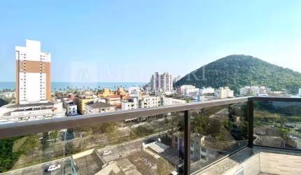 Cobertura no Guarujá, Enseada, com Piscina  e Varanda com Vista Mar, com  2 Quartos, Mercuri Imóveis - Imobiliaria no Guarujá.