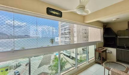 Apartamento no Guarujá, Jardim das Astúrias, Vista Mar, 3 Quartos