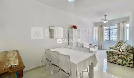 Apartamento no Guarujá, Praia das Pitangueiras, com Vista Parcial para o Mar, Barra Funda