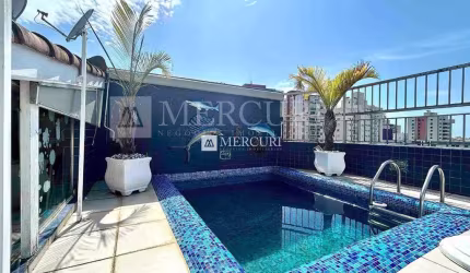 Cobertura com Piscina na Praia da Enseada, Guarujá