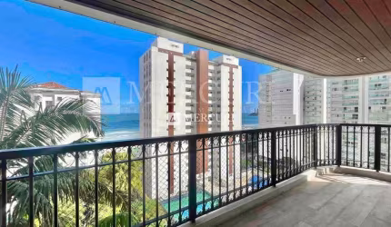 Apartamento à Venda no Guarujá – Praia das Pitangueiras, 3 Quartos e Vista para o Mar
