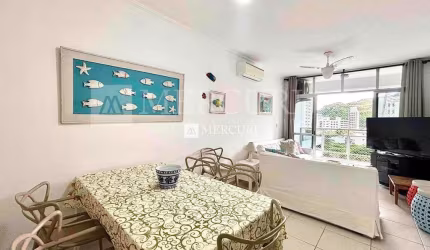 Apartamento no Guarujá, Pitangueiras, com sacada