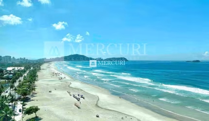 Apartamento no Guarujá, Enseada, com Vista Mar, 3 suítes, vista  panorâmica para o mar.