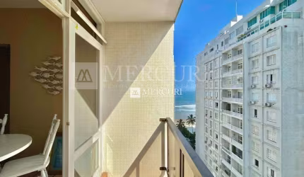 Apartamento com Vista Para o Mar com 2 quartos à venda, 87 m² por R$ 500.000 - Pitangueiras - Guarujá/SP - Imobiliária Mercuri
